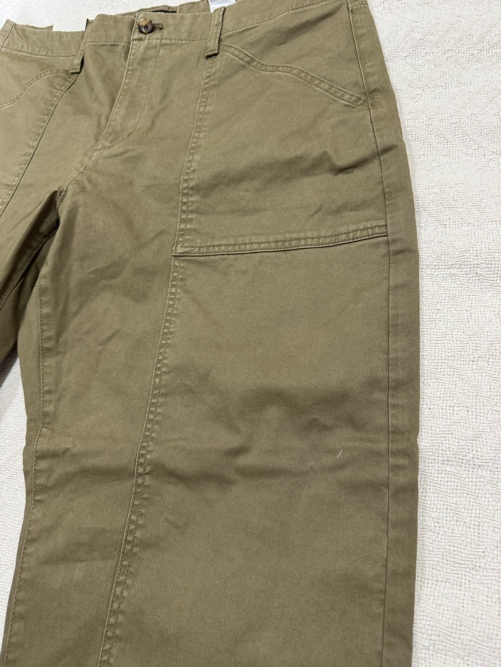 Barrel mid rise jeans Banana Republic size 14 NEW color campground - Picture 4 of 10